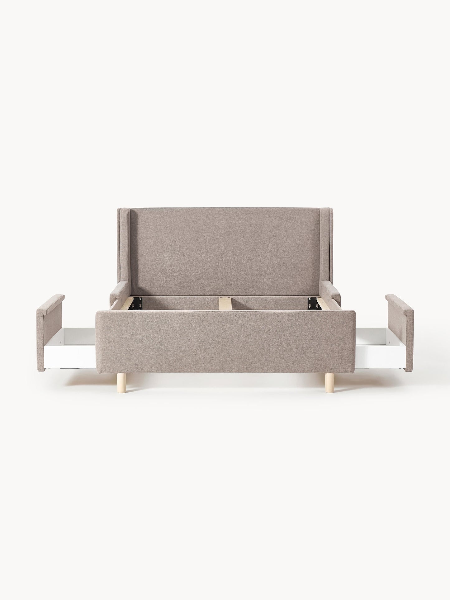 Archbral Upholstered Bed with Drawers