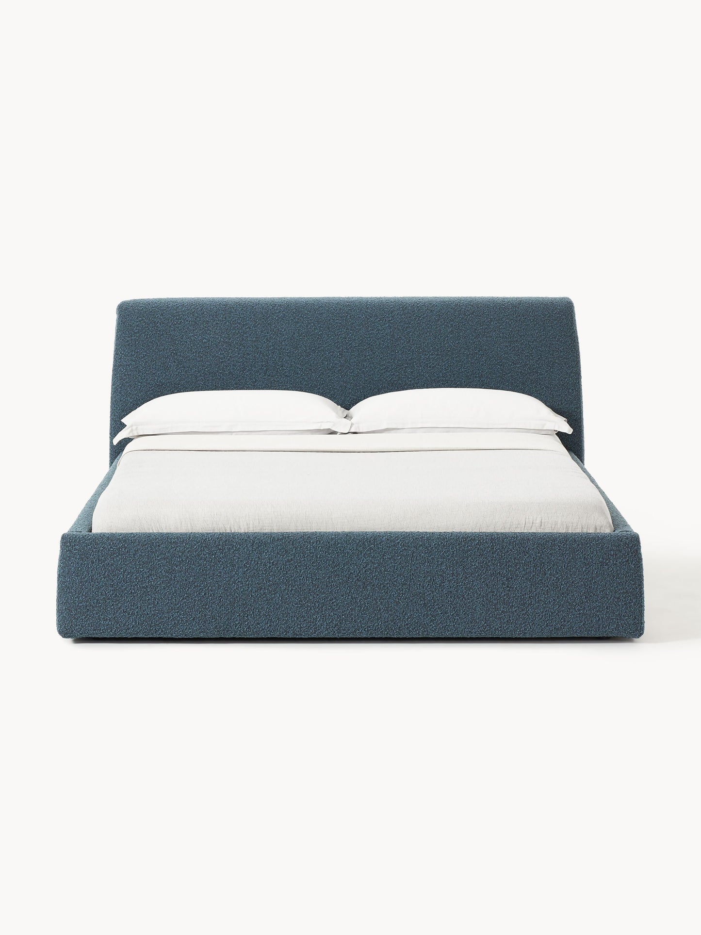 Clonoble Upholstered Bed in Bouclé