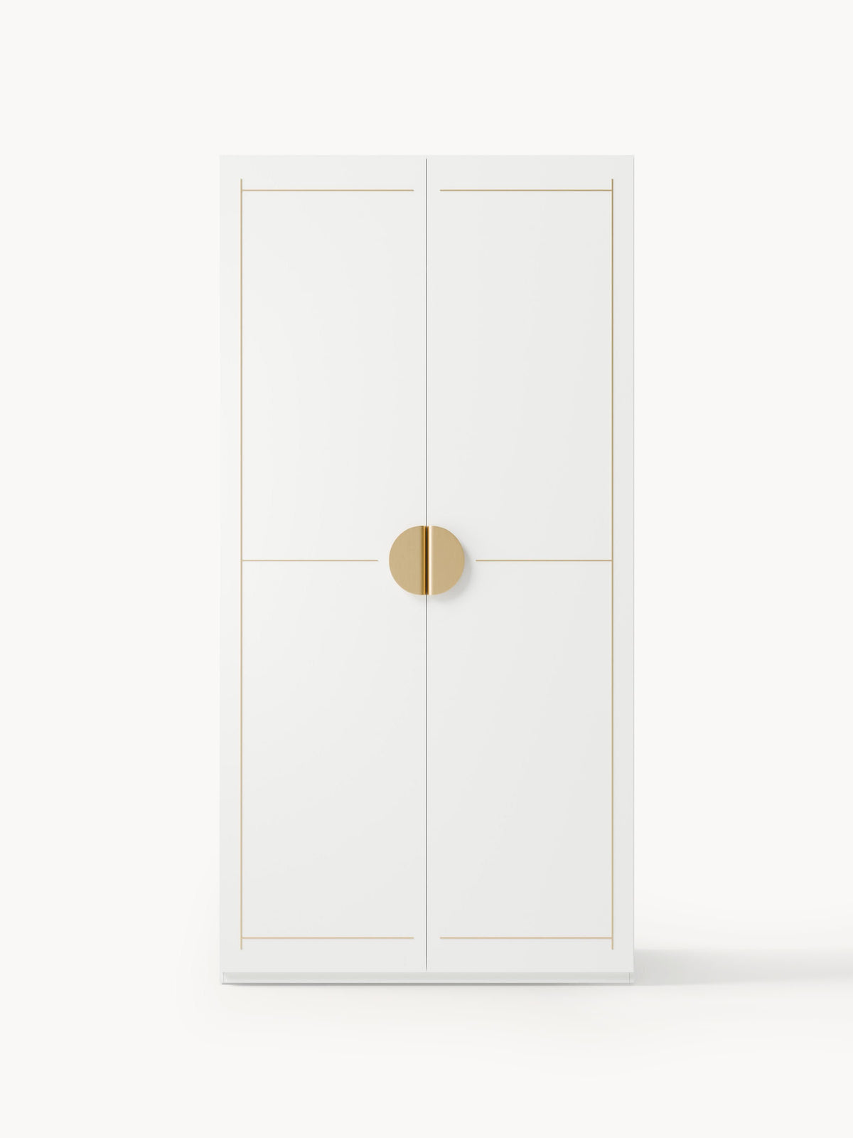 Denbral Modular Hinged-Door Wardrobe, 100 cm Wide, in Various Sizes