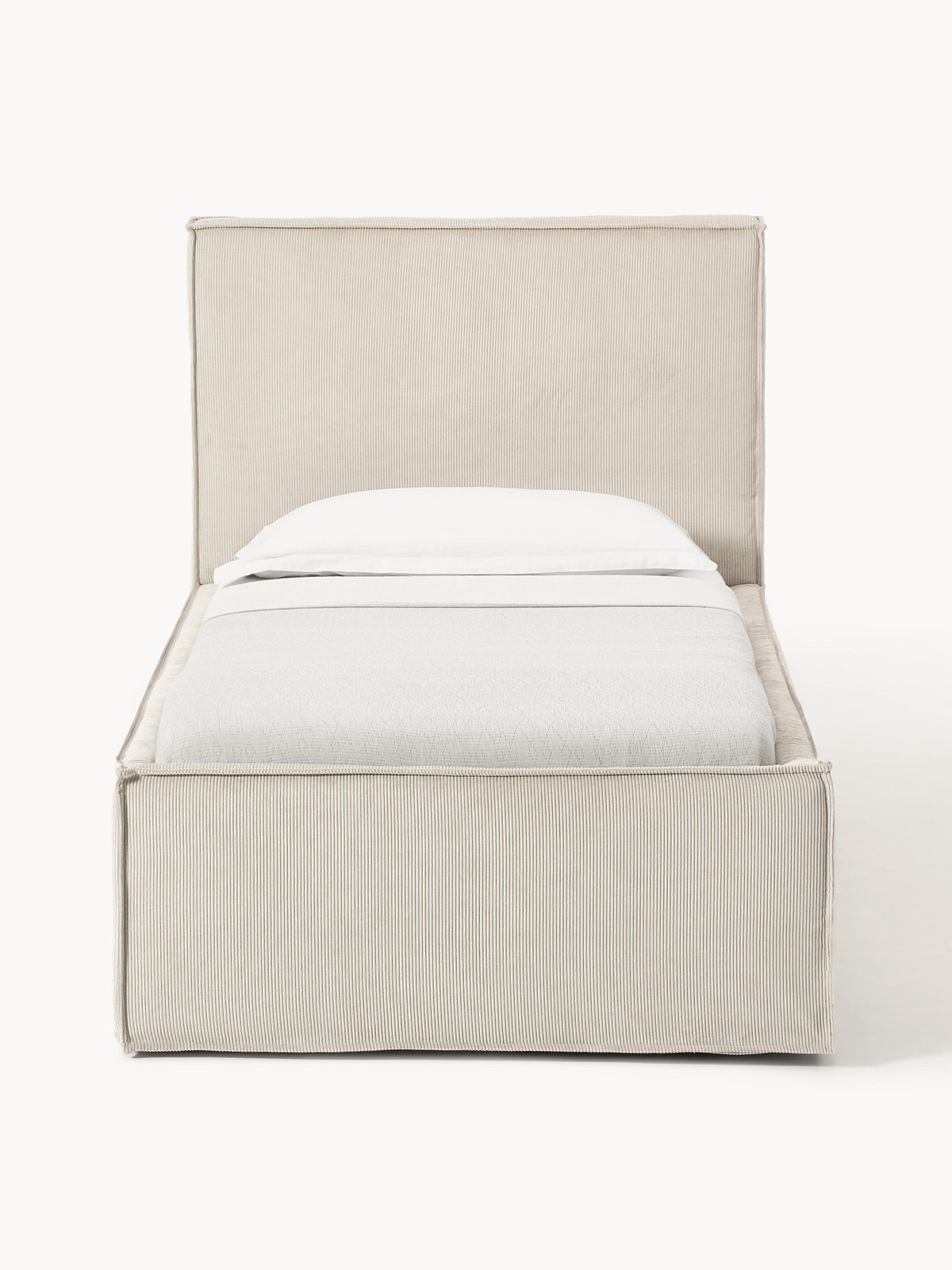 Dremira Single Bed in Corduroy