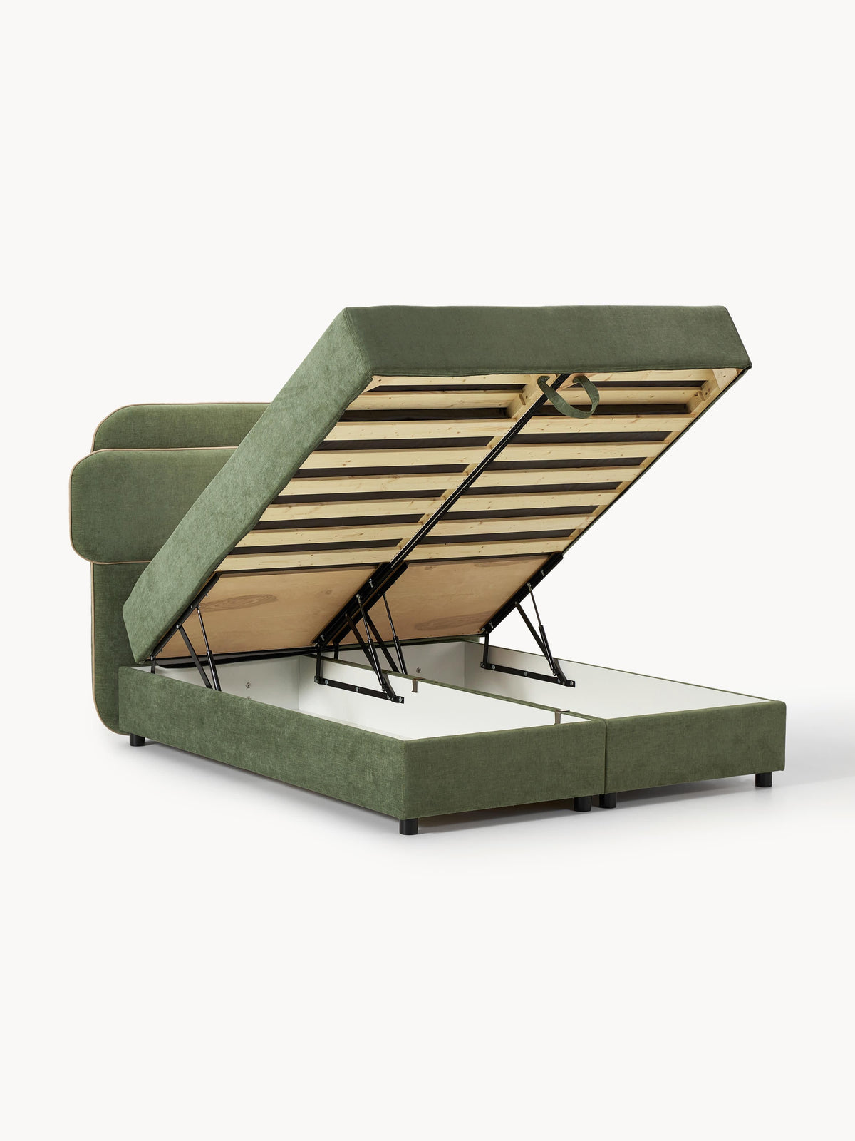 Enrmeno Box Spring Bed with Storage