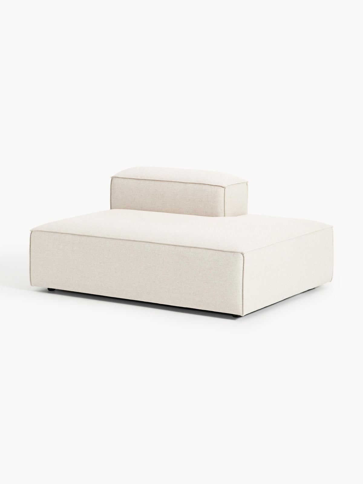 Lenoble Linen Blend Ottoman Module