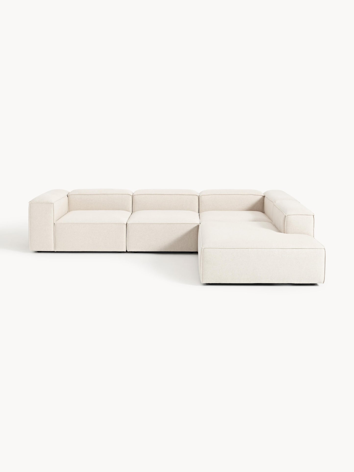 Lenoble Modular Corner Sofa (4-Seater) in Linen Blend, XL