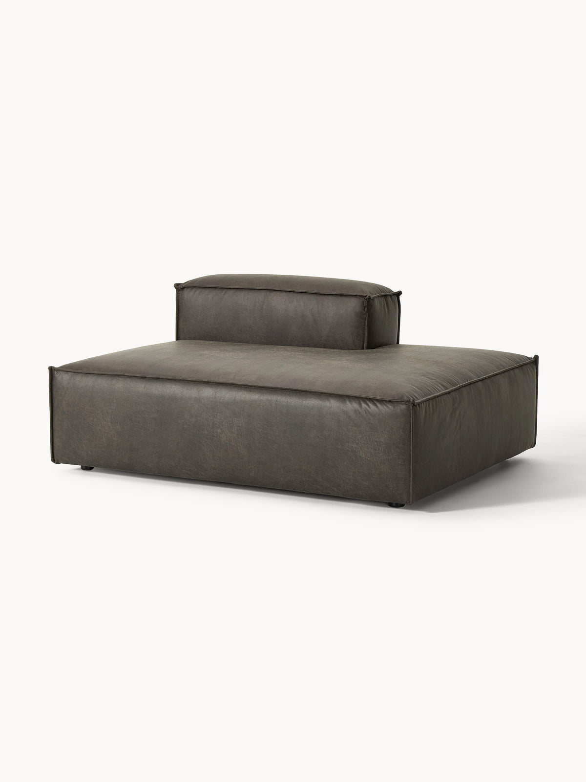 Lenoble Ottoman Module in Leather