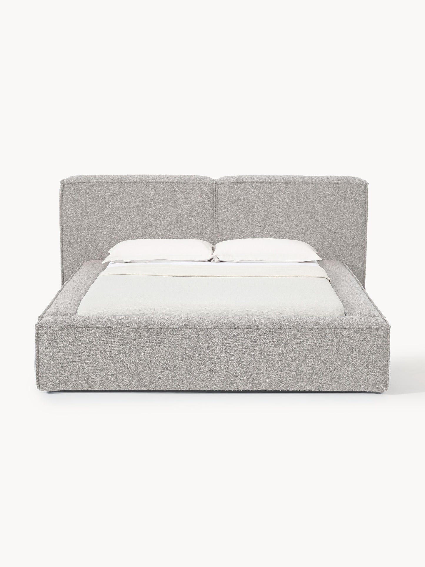 Lenoble Upholstered Bed in Bouclé