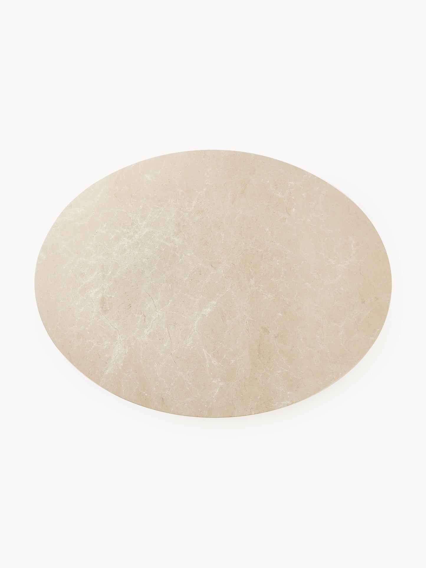 Milatta Oval Dining Table in Marble, 120 x 90 cm