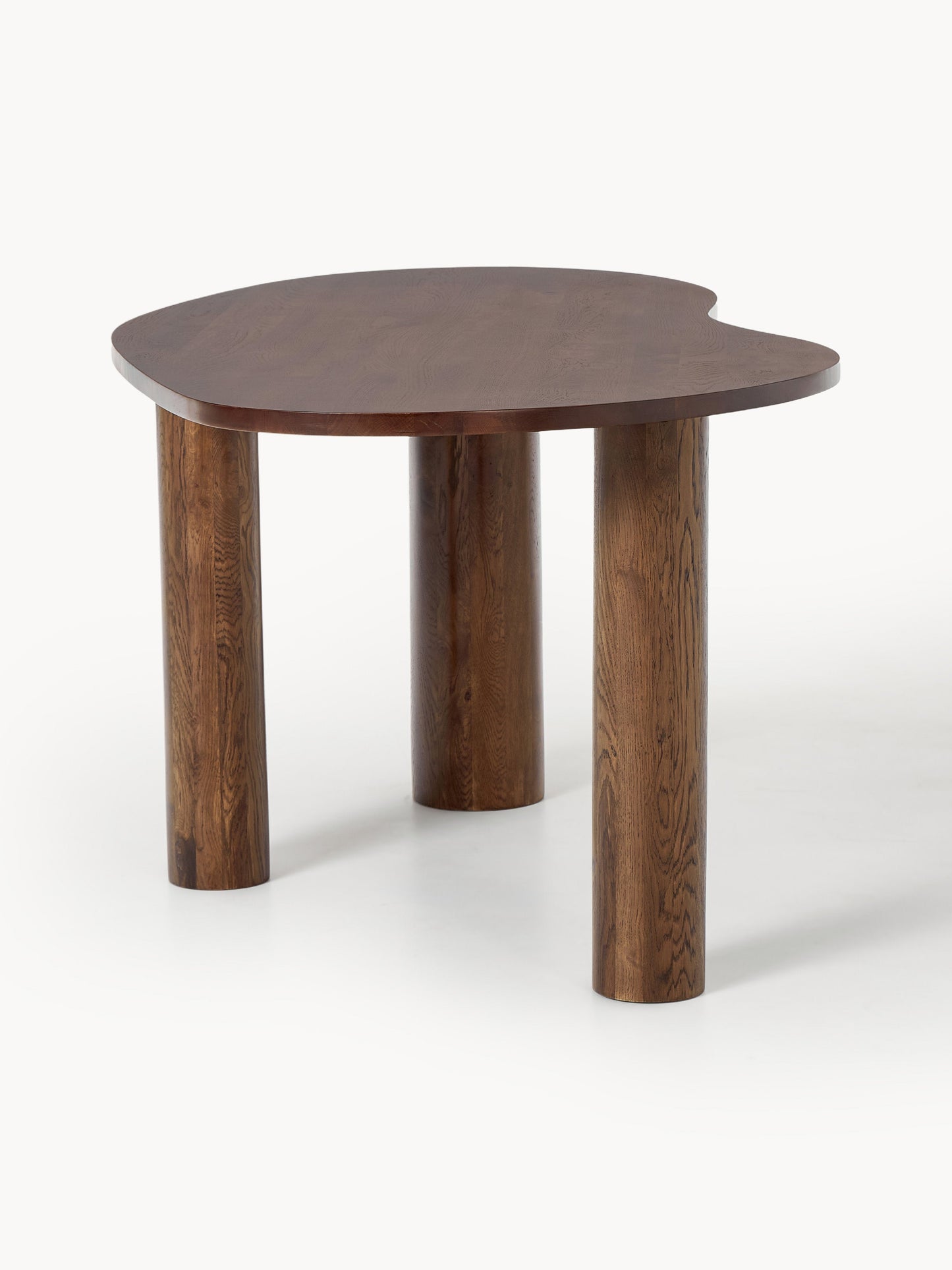 Narveno Oak Dining Table with Organic Shape, in Various Sizes