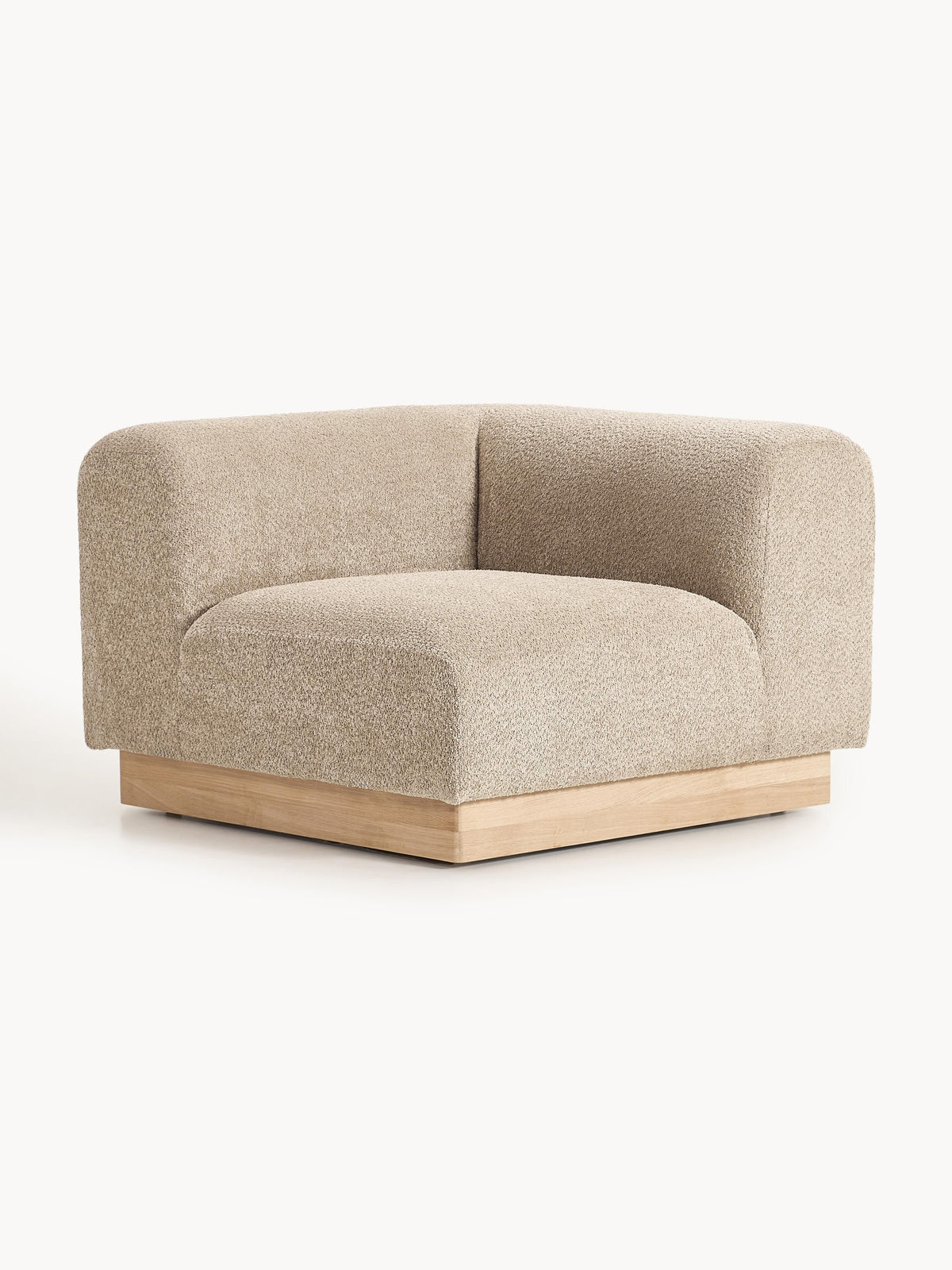 Natvern Teddy Bouclé Corner Module