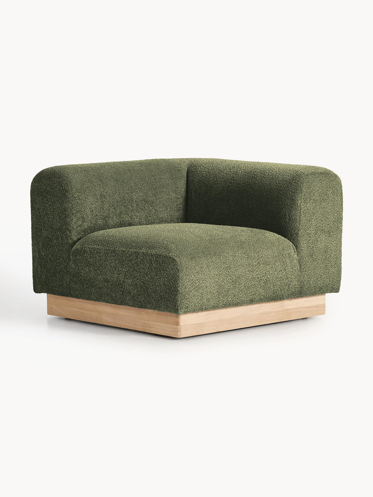 Natvern Teddy Bouclé Corner Module