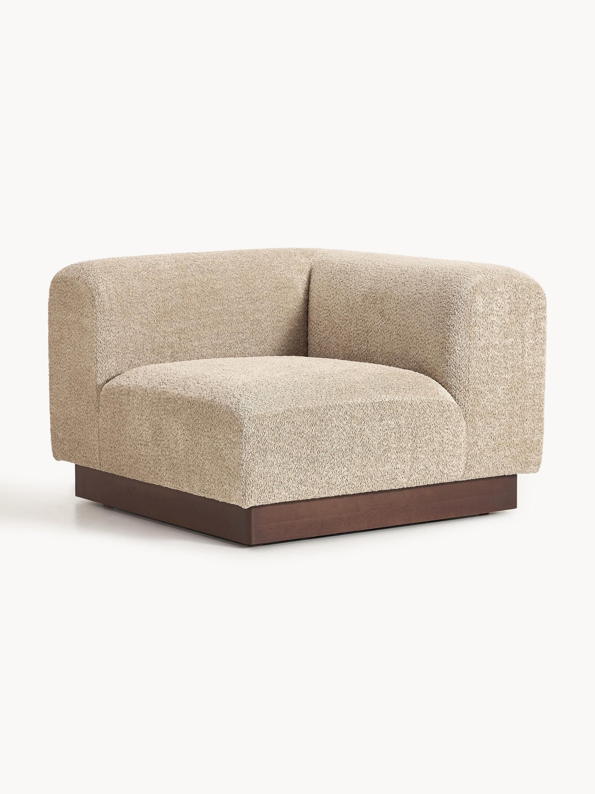 Natvern Teddy Bouclé Corner Module