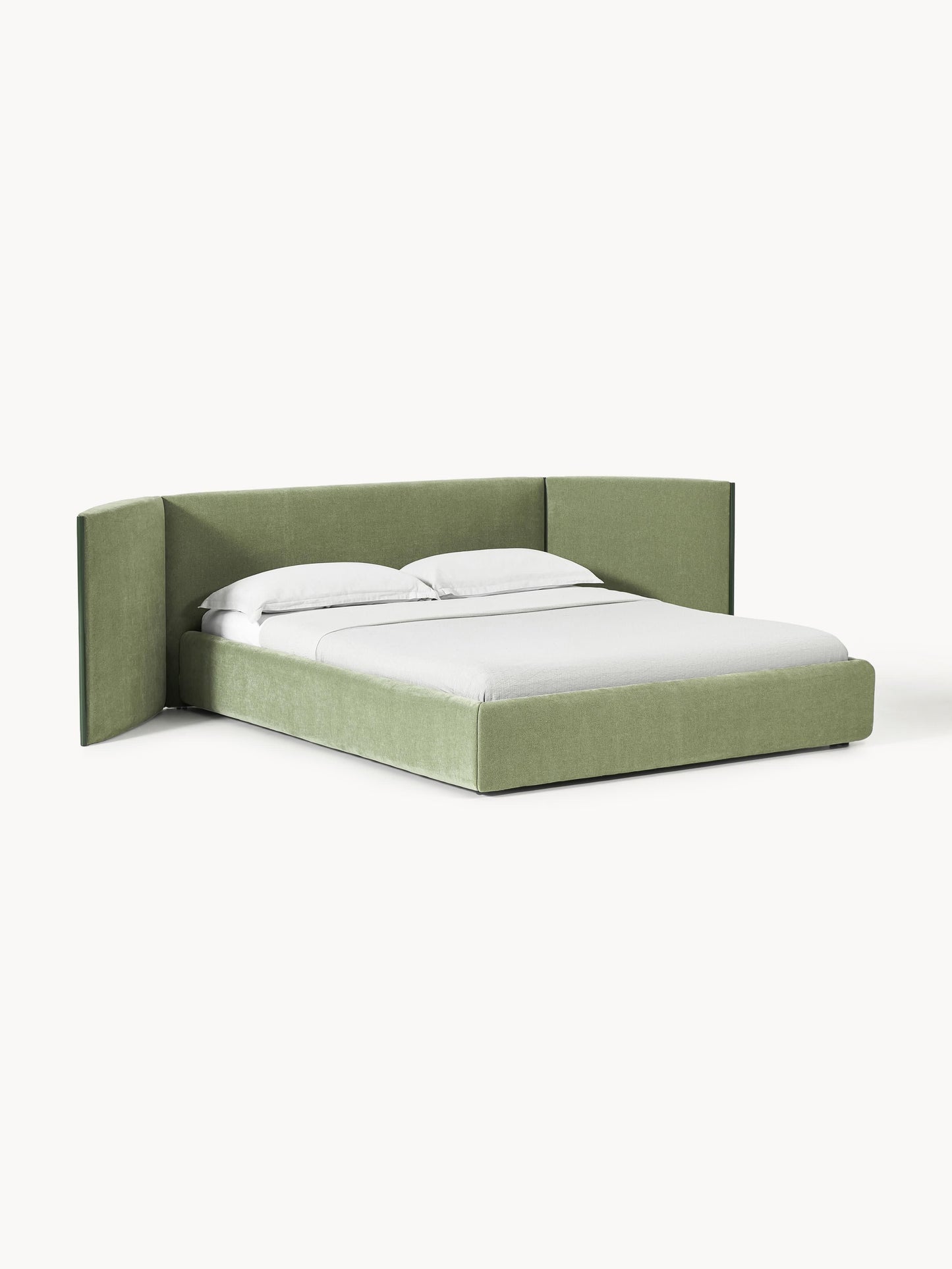 Otseld Upholstered Bed with Folding Headboard