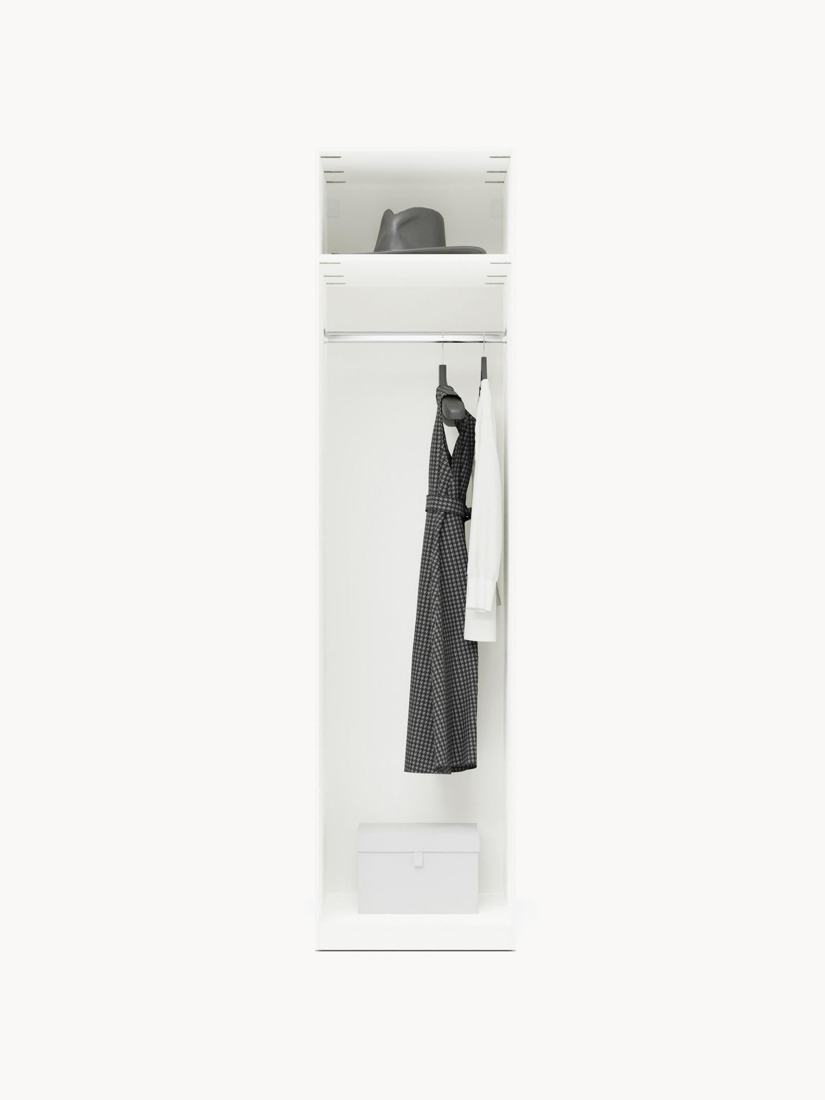 Simalba Modular Hinged-Door Wardrobe, 50 cm Wide, in Various Sizes