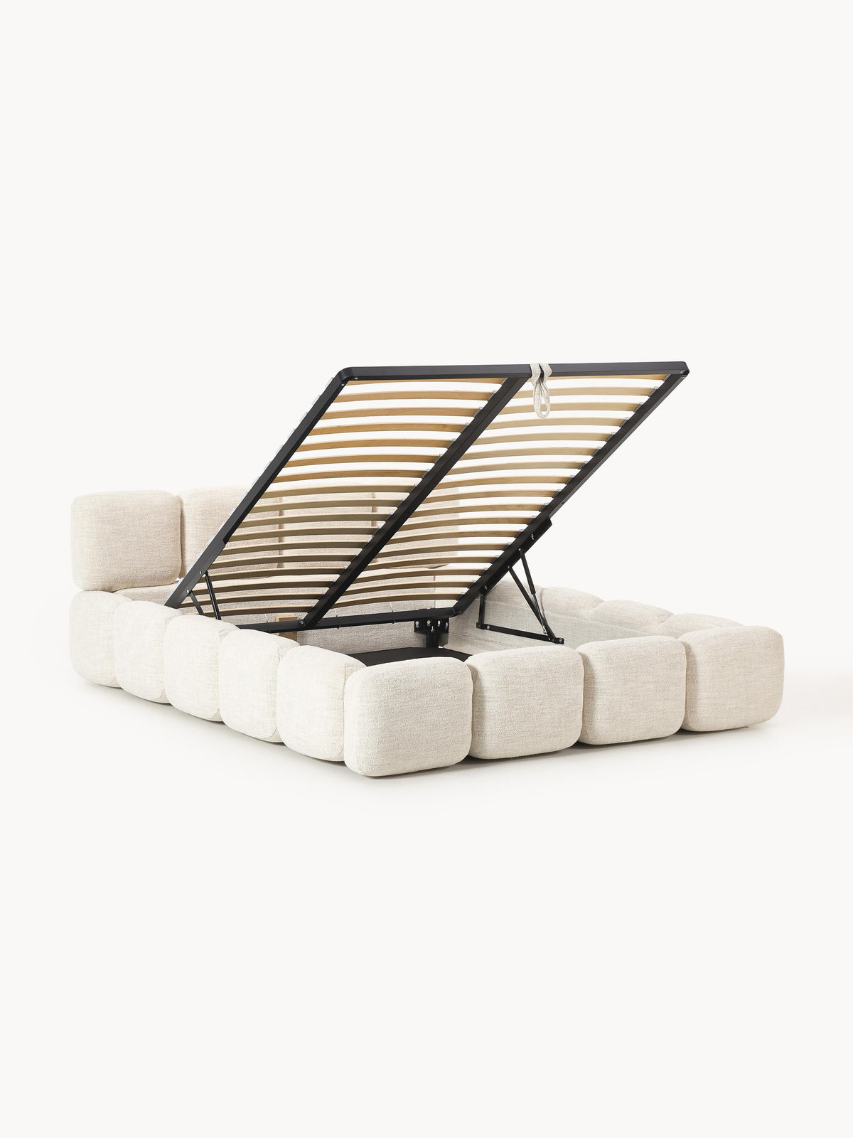 Taylisa Bouclé Upholstered Bed with Storage