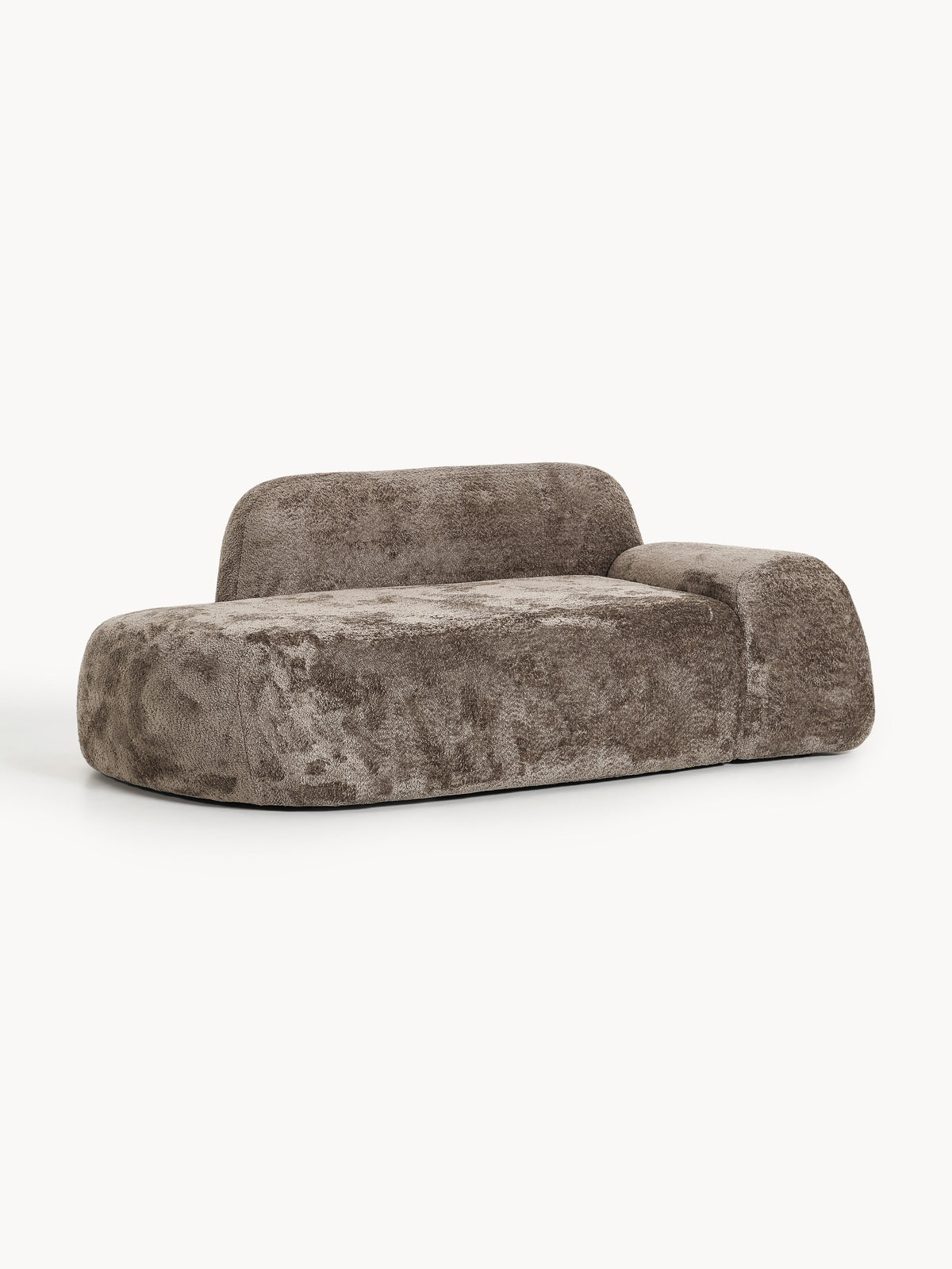 Wolprima Teddy Bouclé Sofa (2-Seater) with Chaise Longue