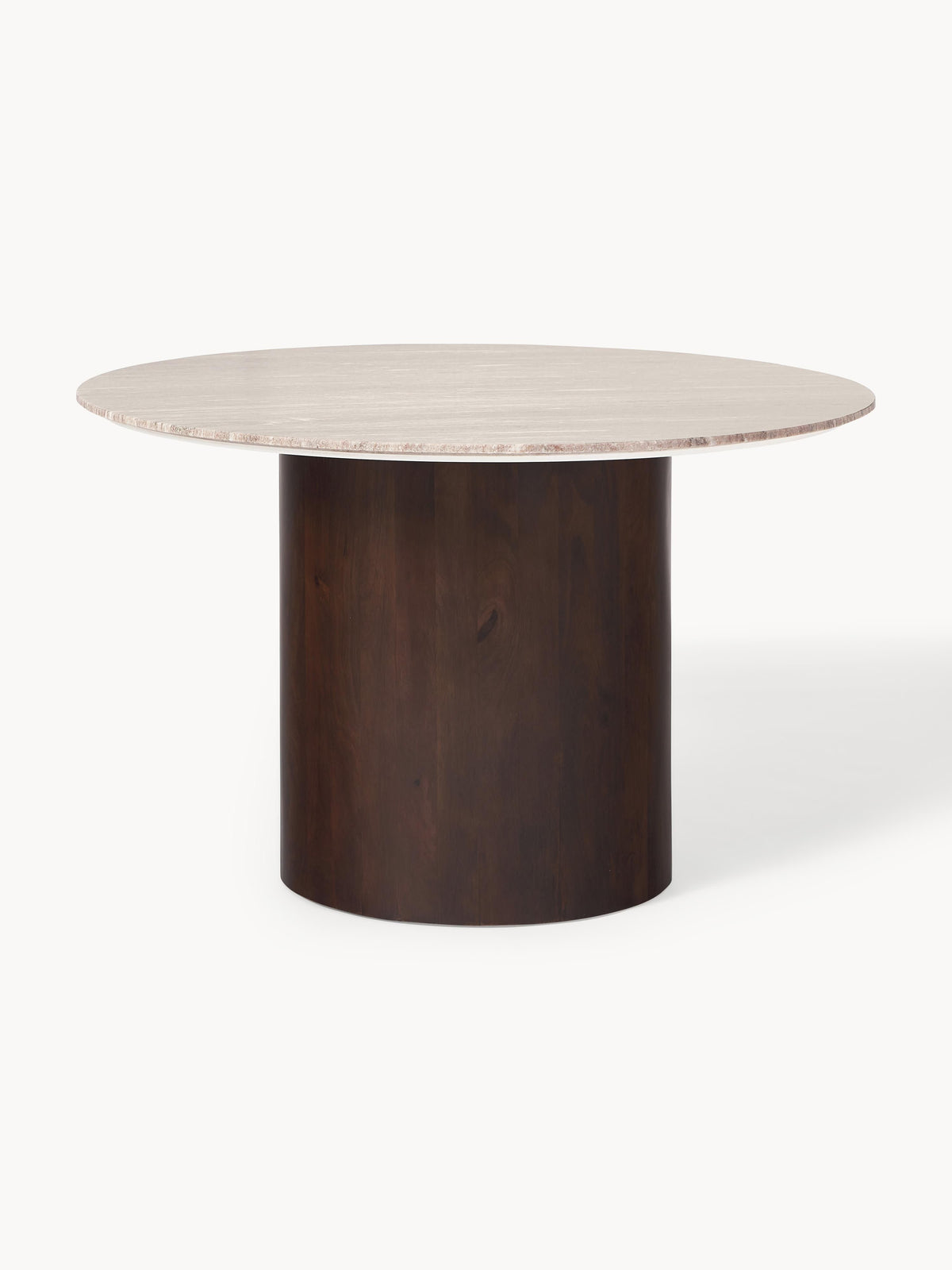 Abbral Round Dining Table in Marble, Ø 120 cm