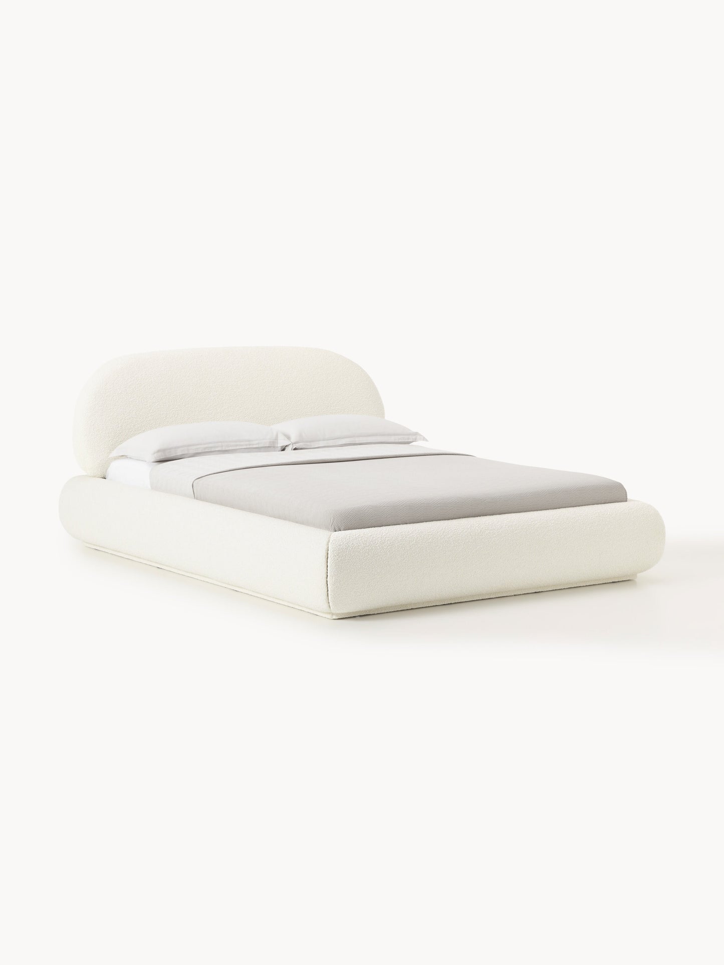 Albrisa Bouclé Upholstered Bed