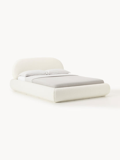 Albrisa Bouclé Upholstered Bed