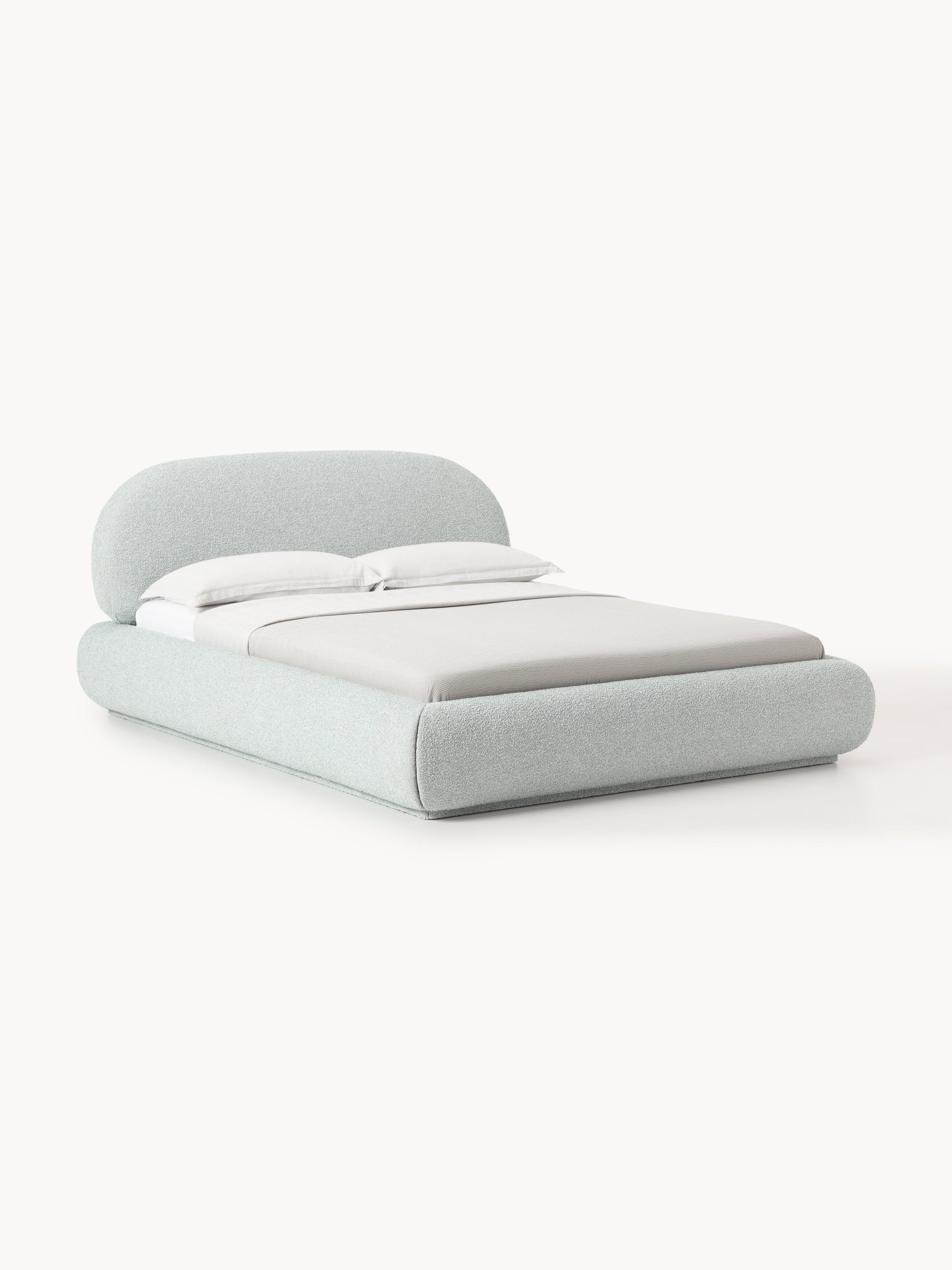 Albrisa Bouclé Upholstered Bed