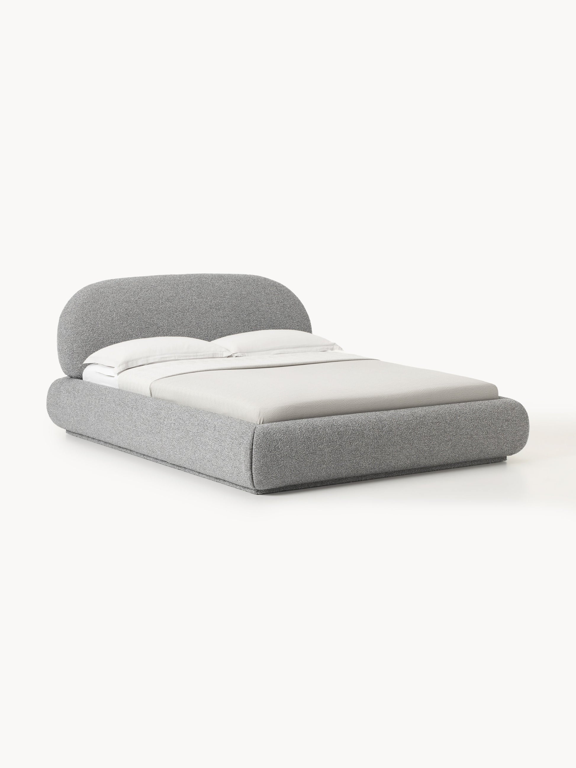Albrisa Bouclé Upholstered Bed