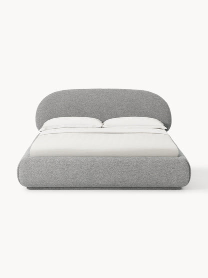 Albrisa Bouclé Upholstered Bed
