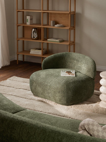 Albrisa Lounge Chair in Teddy Bouclé
