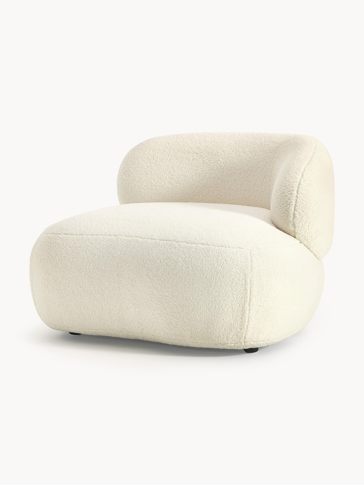 Albrisa Lounge Chair in Teddy Fur