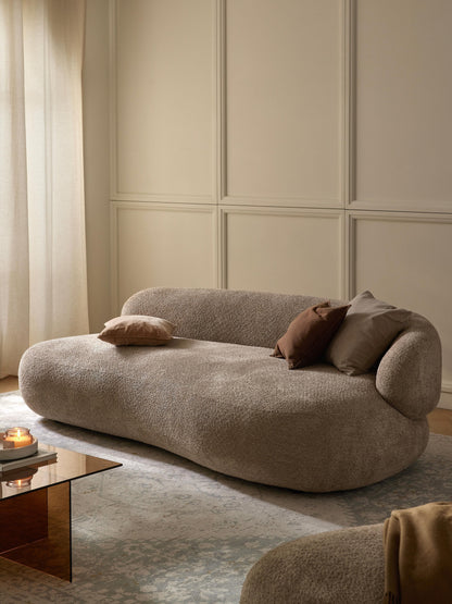 Albrisa Teddy Bouclé Sofa (3-Seater)