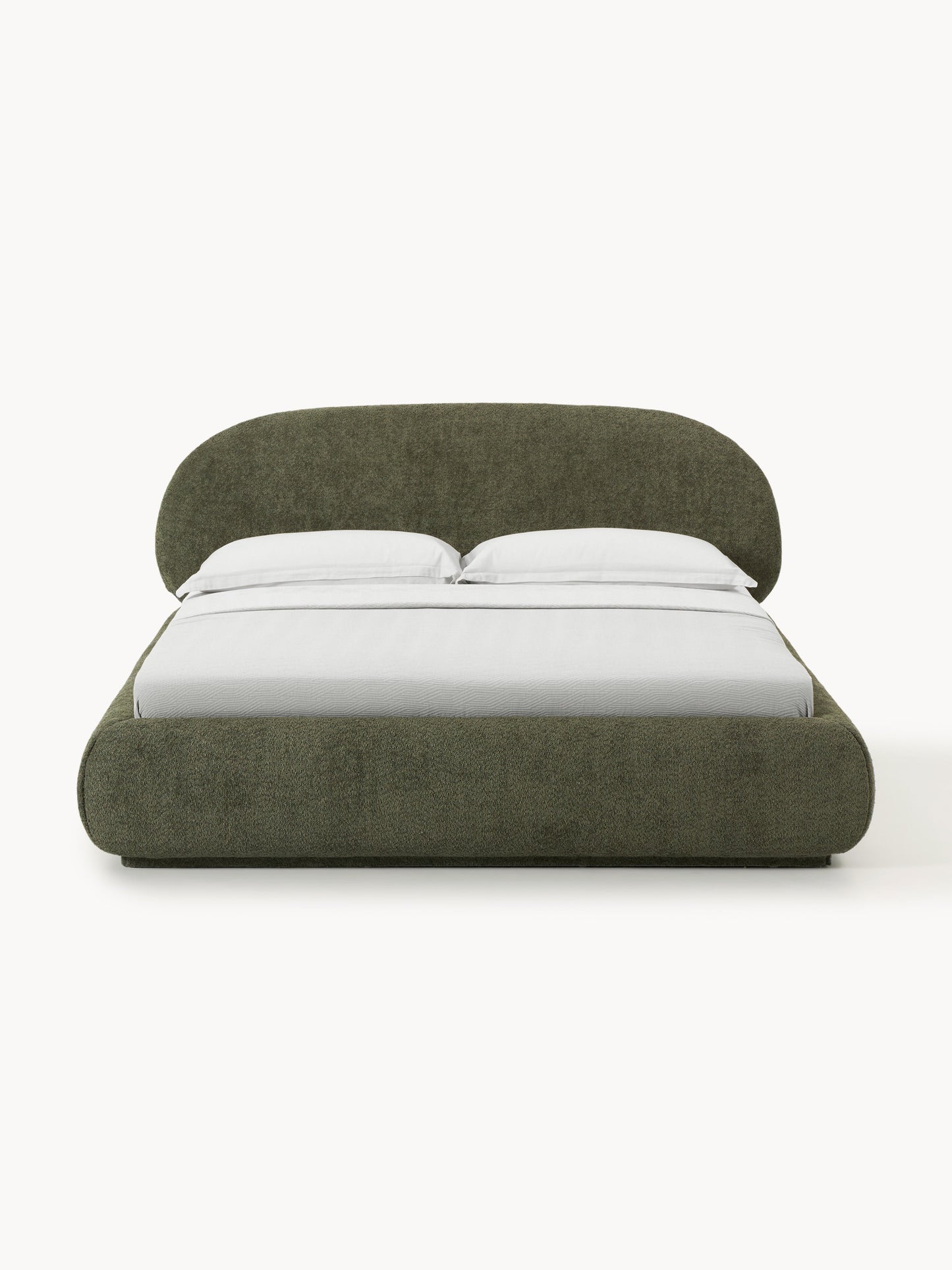 Albrisa Teddy Bouclé Upholstered Bed