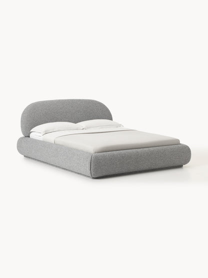 Albrisa Upholstered Bed with Storage, Bouclé