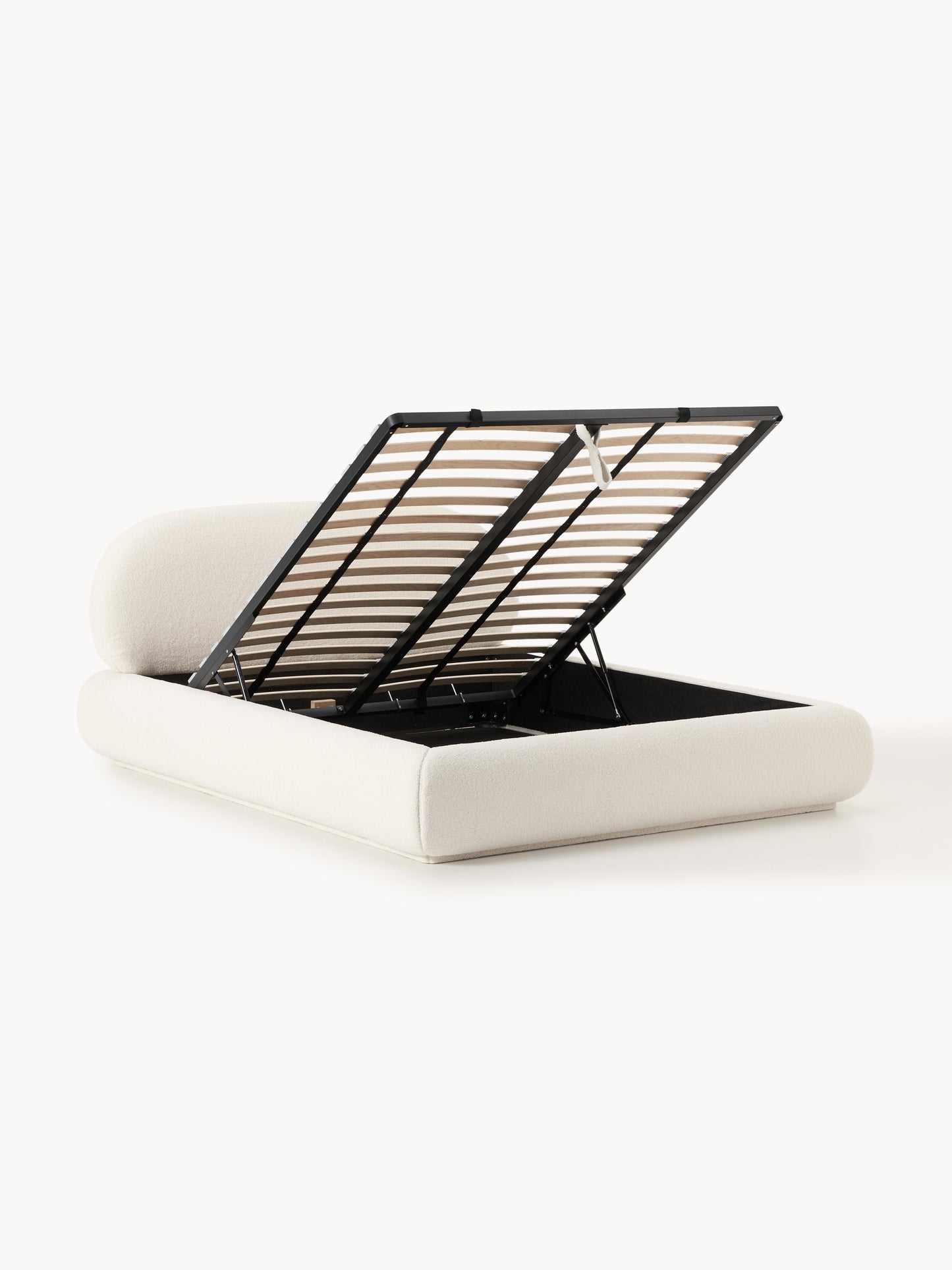 Albrisa Upholstered Storage Bed in Teddy