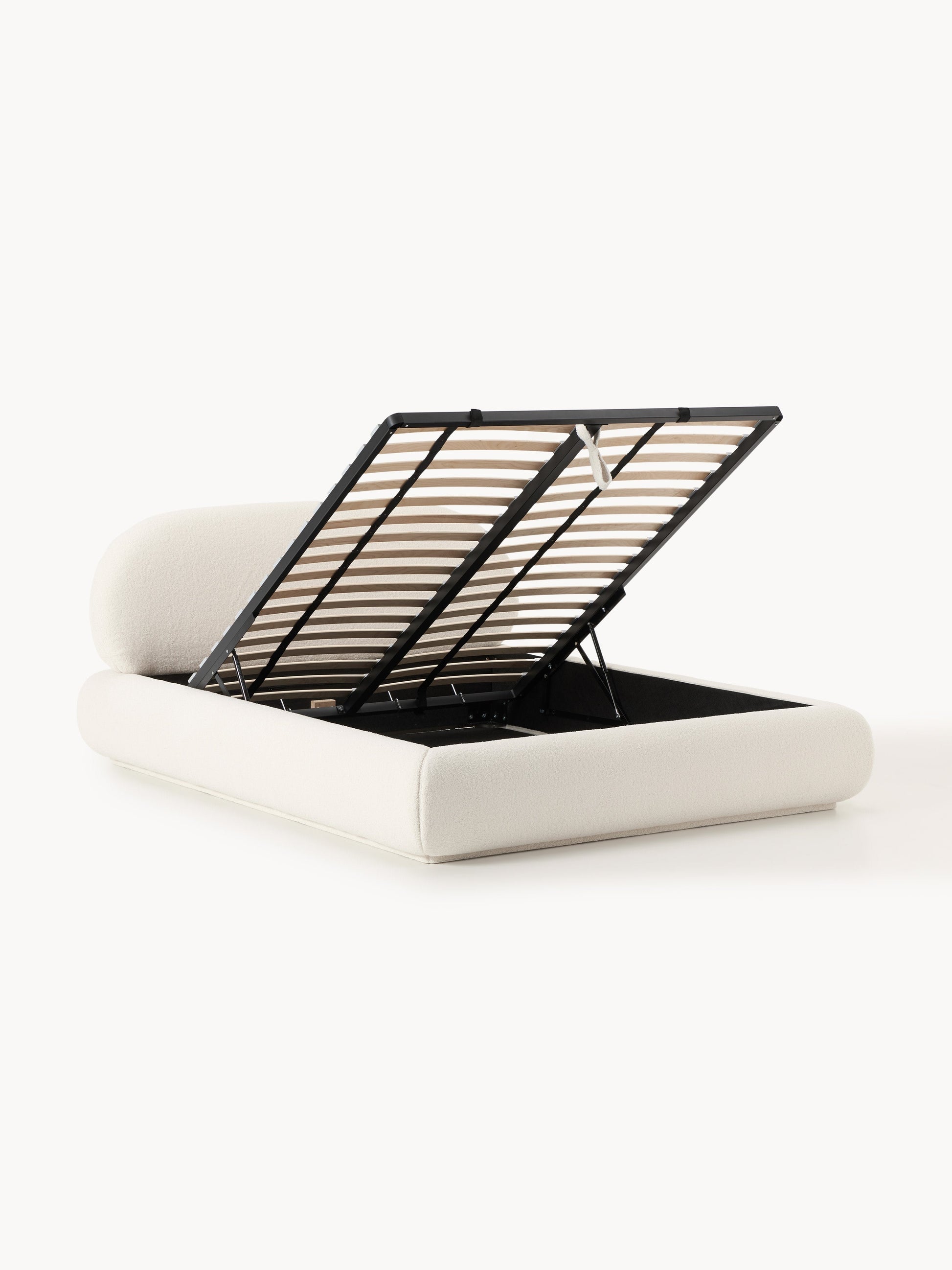 Albrisa Upholstered Storage Bed in Teddy
