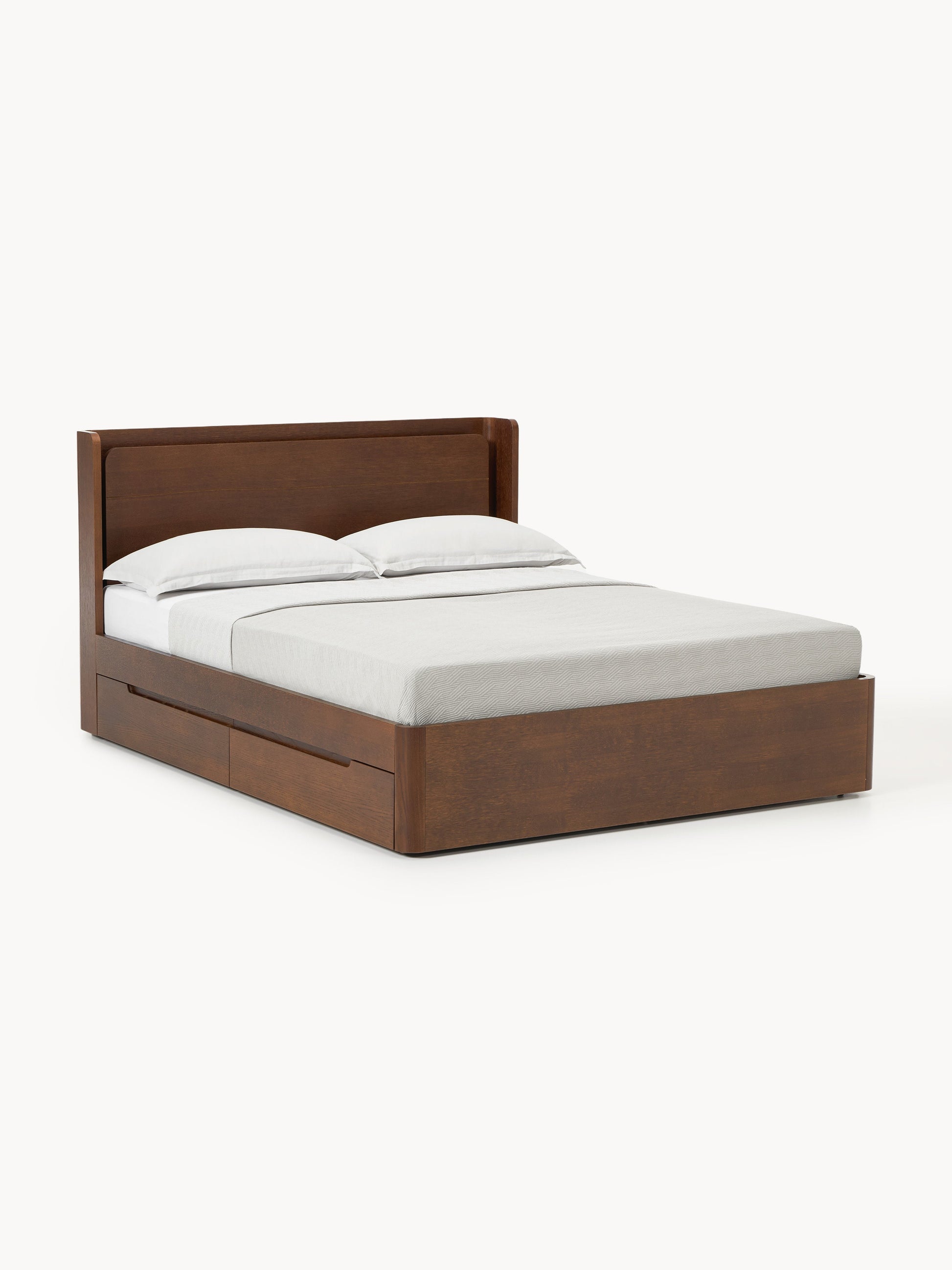 Alveno Wooden Bed with Drawers