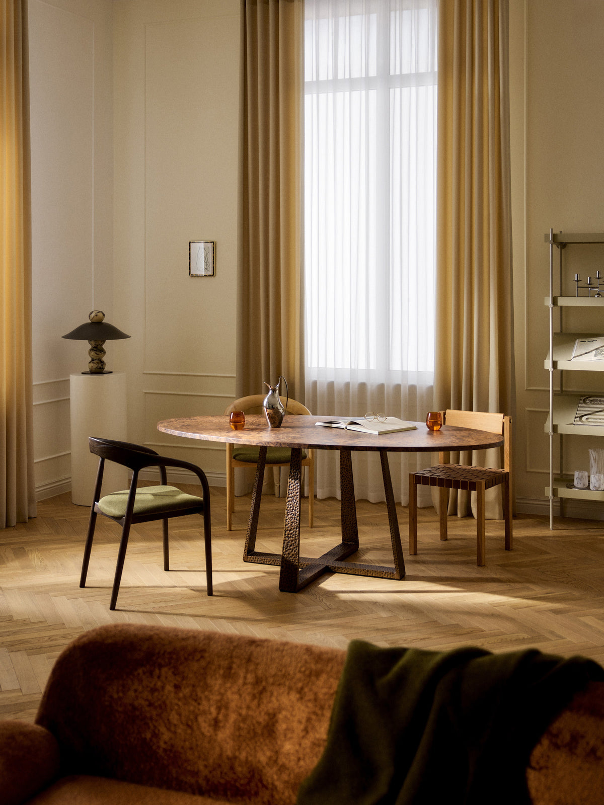 Amelquil Dining Table, Oval, in Various Sizes