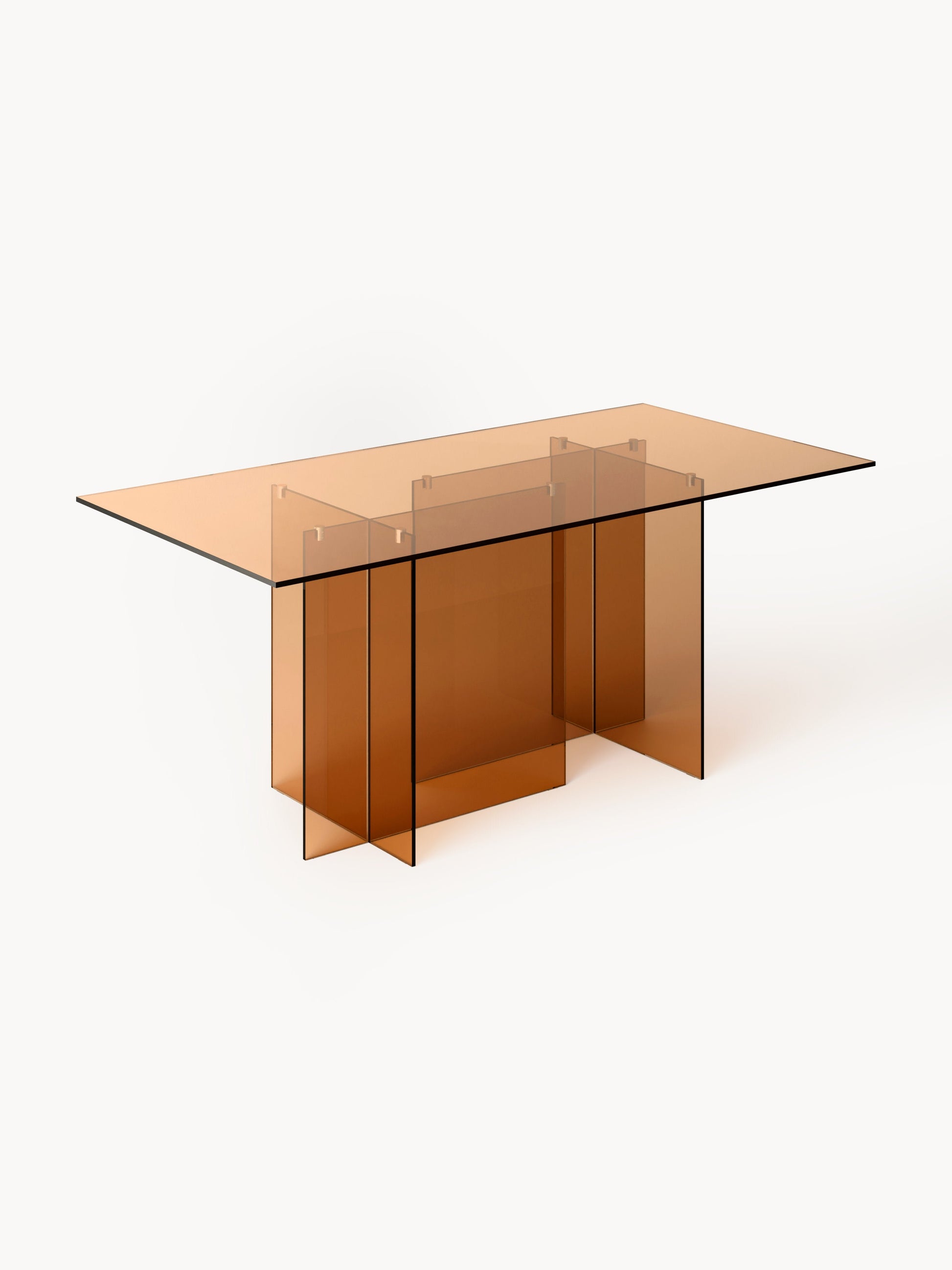 Anousta Dining Table in Glass, 180 x 90 cm