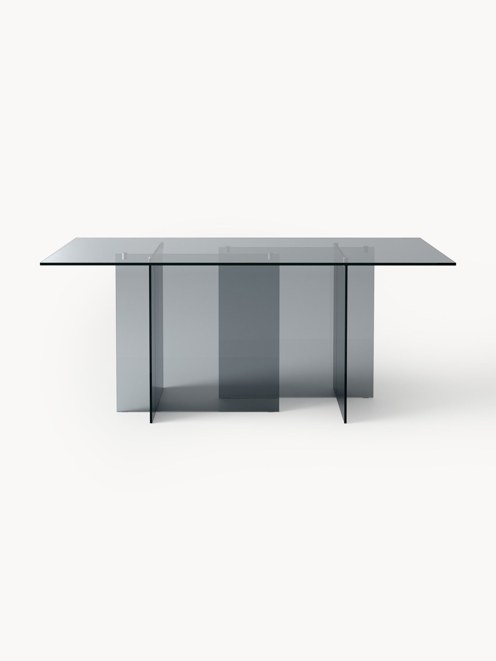 Anousta Dining Table in Glass, 180 x 90 cm