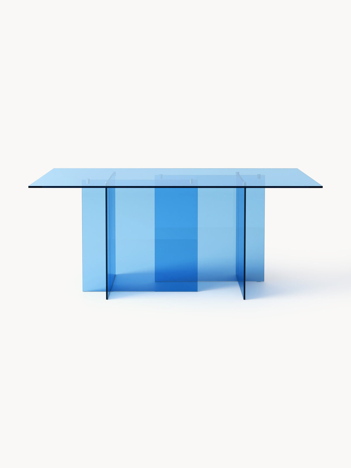 Anousta Dining Table in Glass, 180 x 90 cm