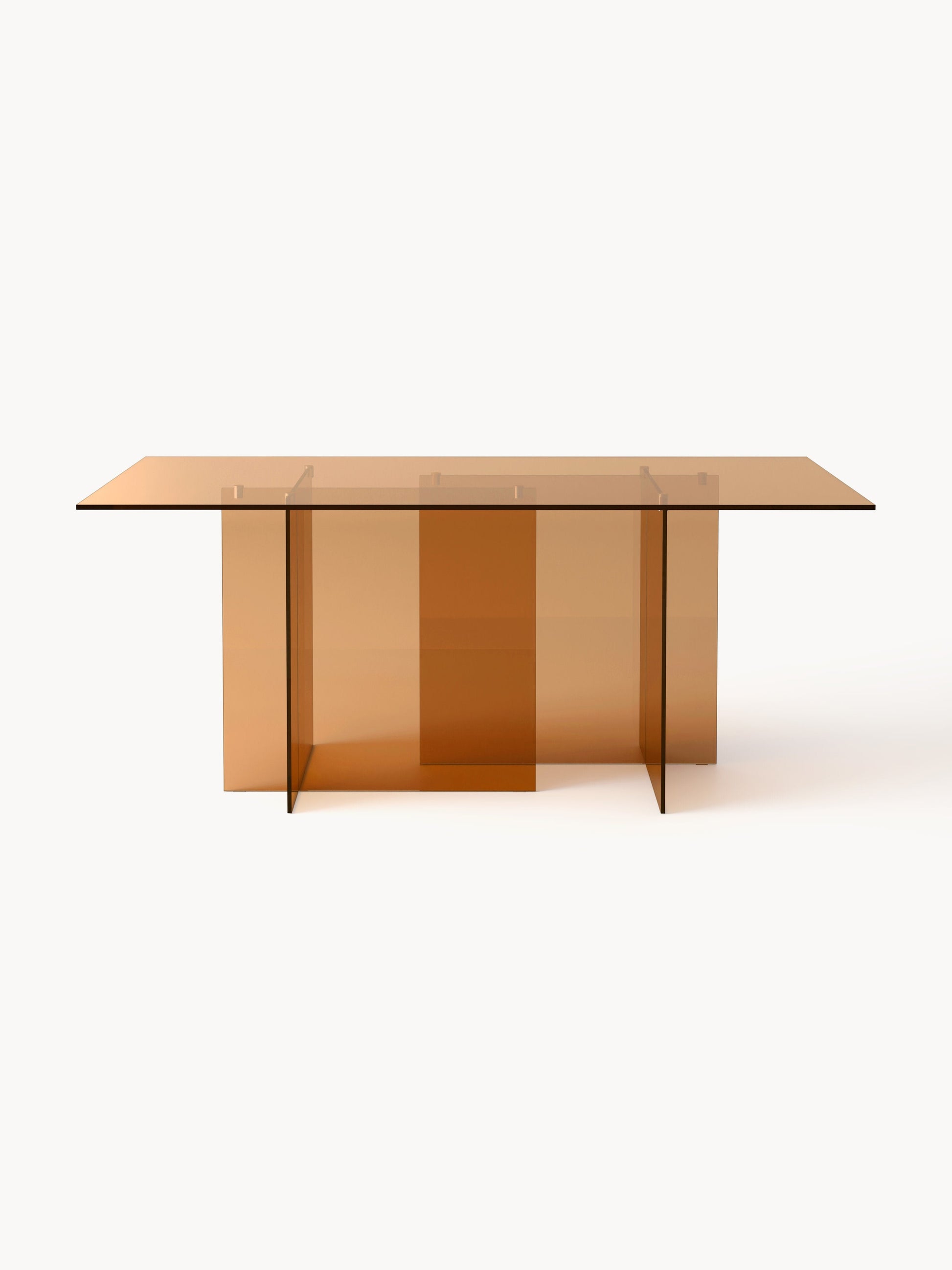 Anousta Dining Table in Glass, 180 x 90 cm