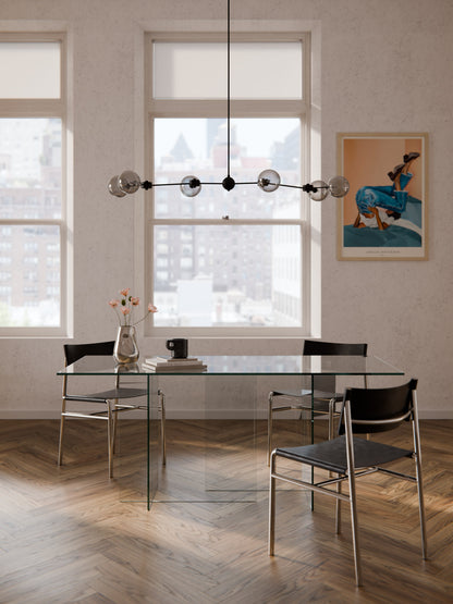 Anousta Dining Table in Glass, 180 x 90 cm