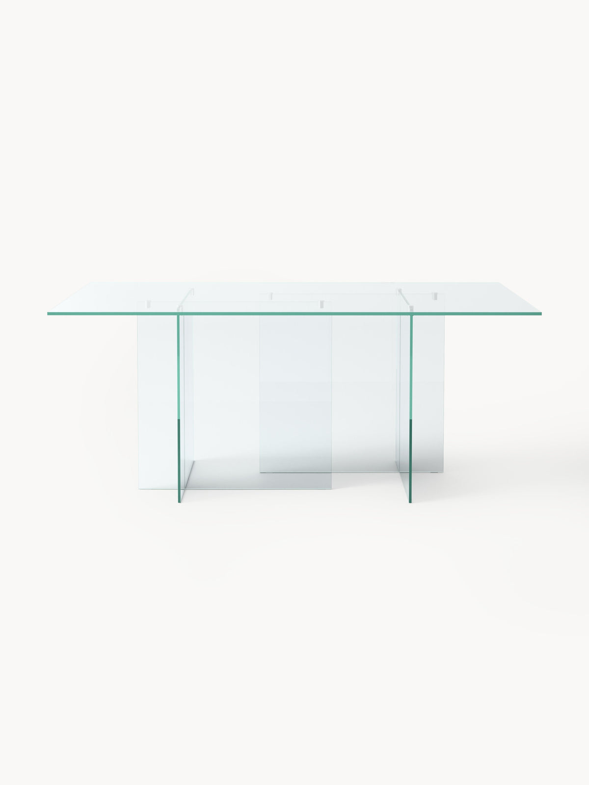 Anousta Dining Table in Glass, 180 x 90 cm