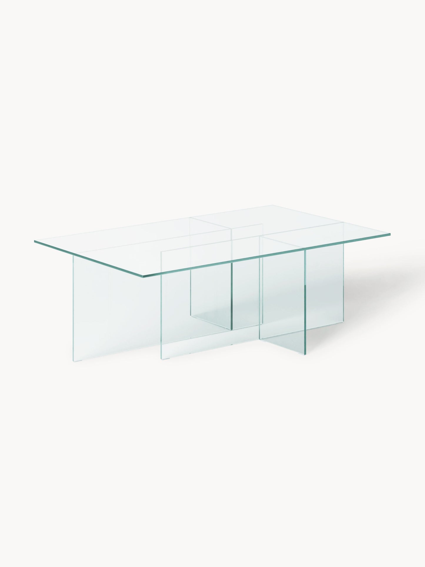 Anousta Glass Coffee Table, W 102 cm