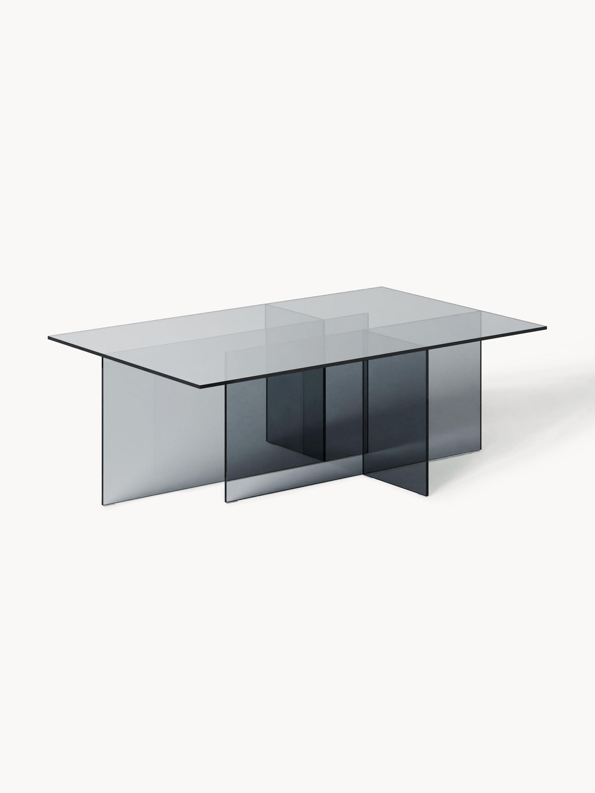 Anousta Glass Coffee Table, W 102 cm