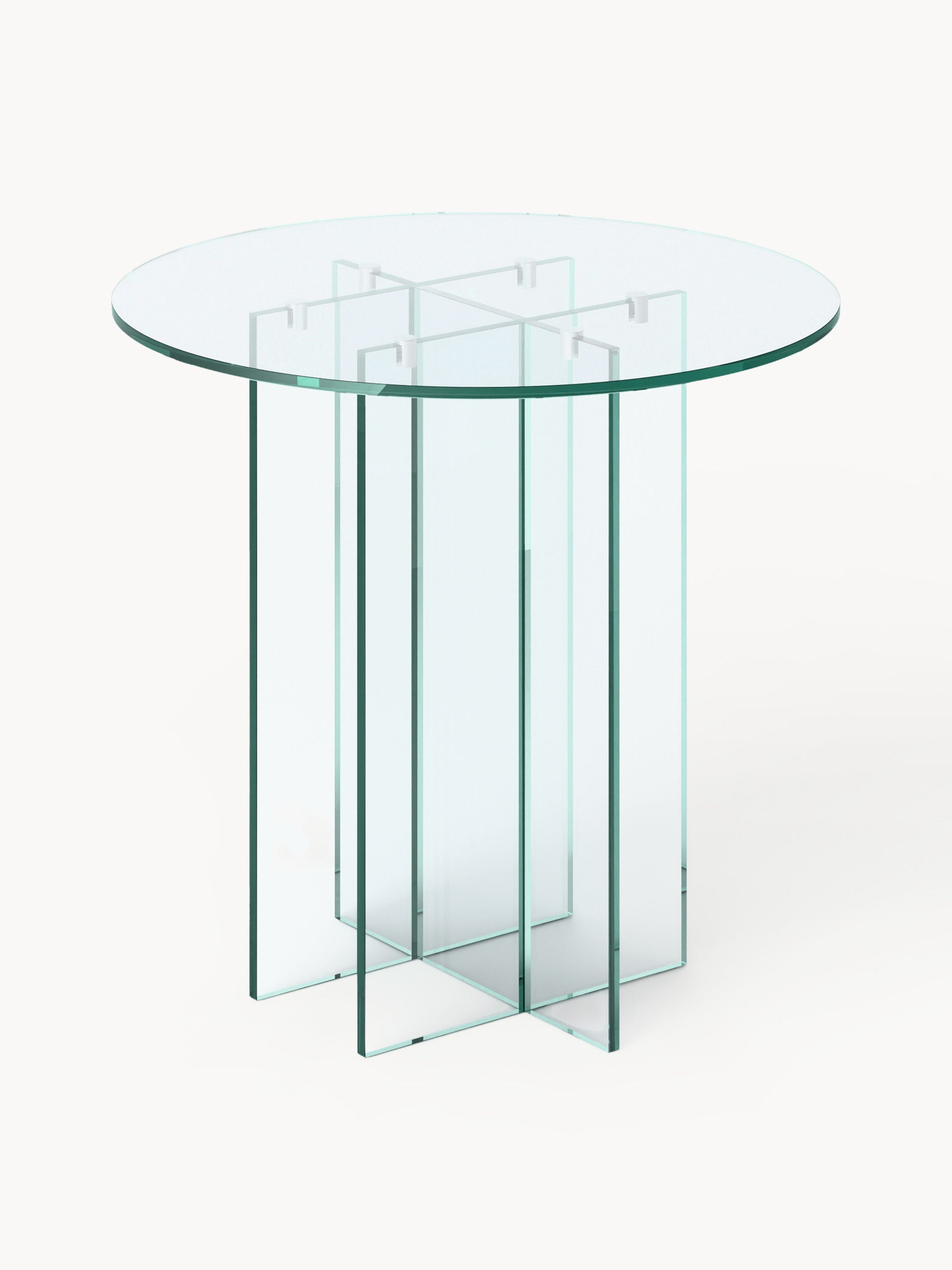Anousta Round Glass Dining Table, in Various Sizes