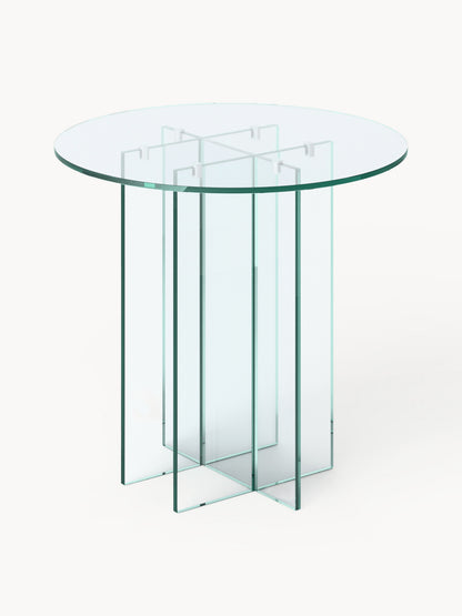 Anousta Round Glass Dining Table, in Various Sizes