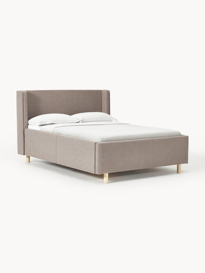 Archbral Upholstered Bed with Drawers