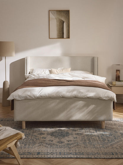 Archbral Upholstered Bed with Drawers