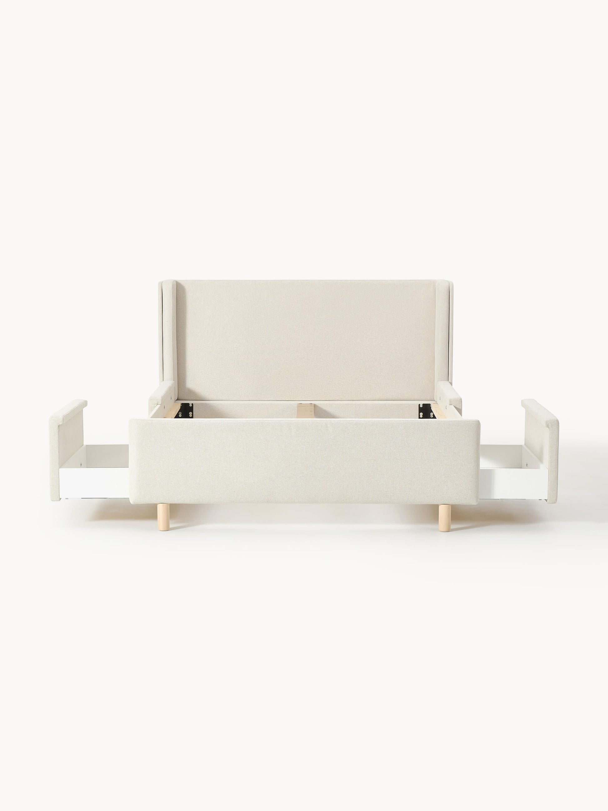 Archbral Upholstered Bed with Drawers