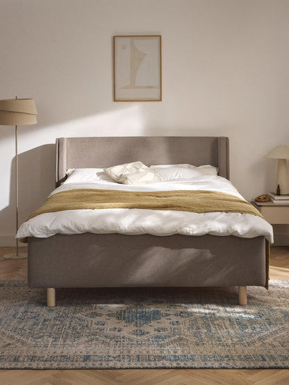 Archbral Upholstered Bed with Drawers