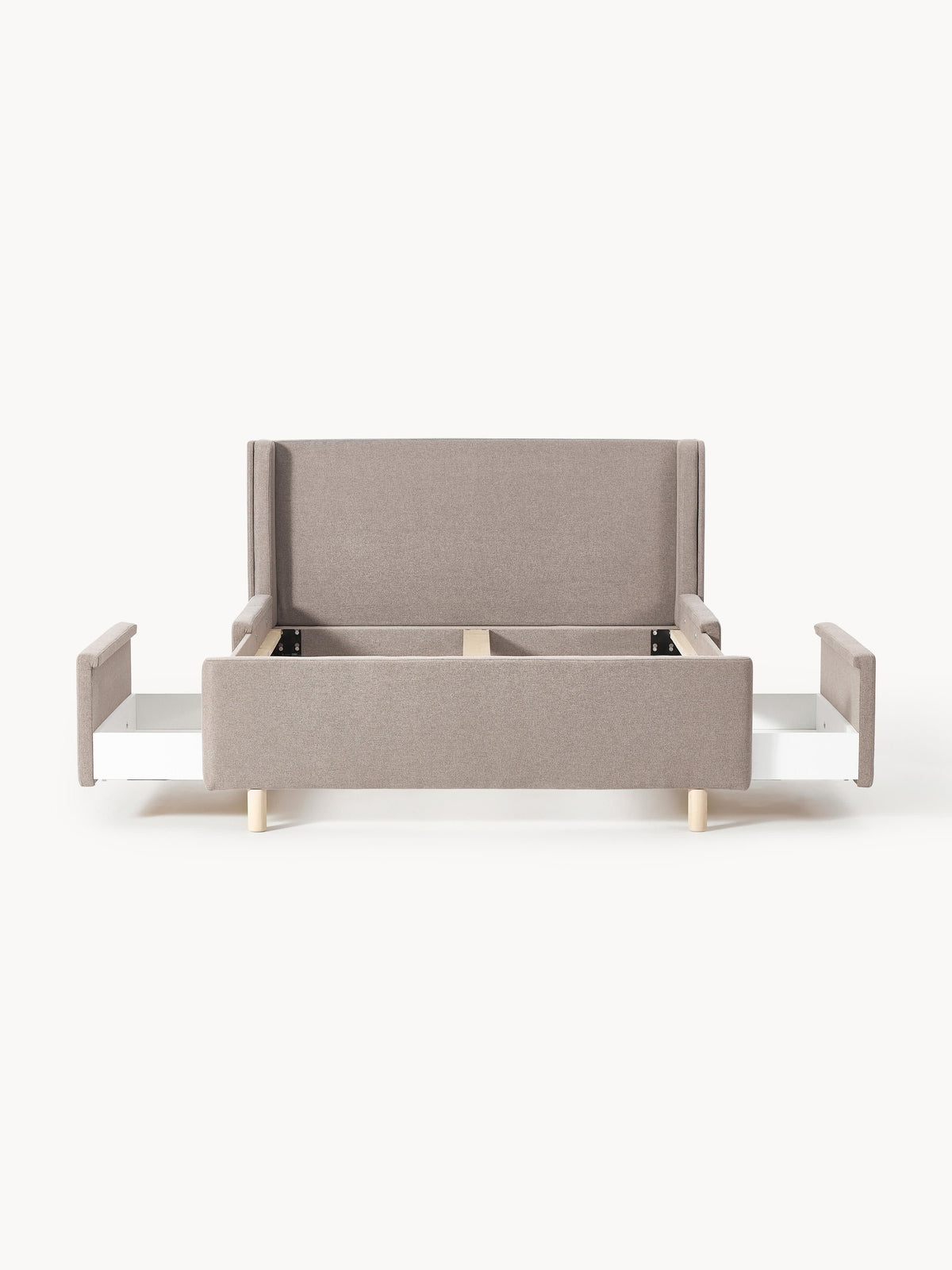Archbral Upholstered Bed with Drawers