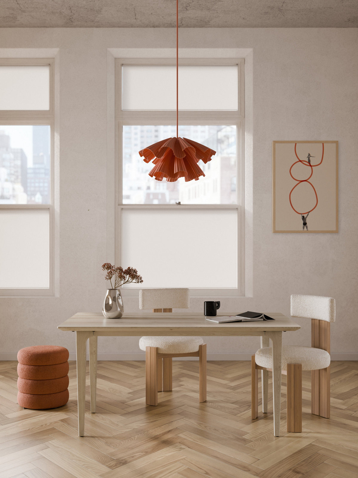Archinta Dining Table in Oak, in Various Sizes