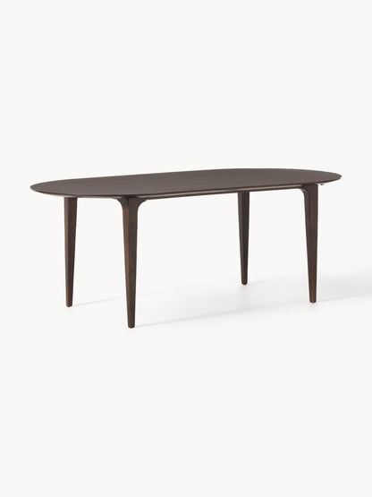 Archinta Oval Dining Table in Mango Wood, 200 x 100 cm